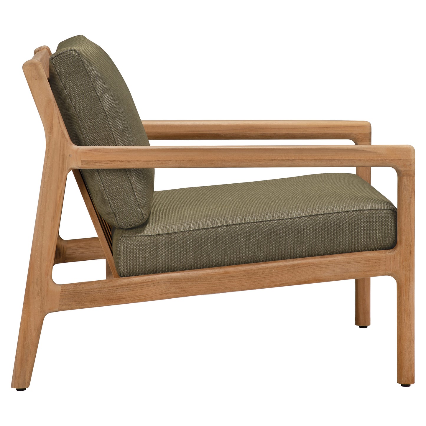 Jack Outdoor Lounge Chair - Teak, Green