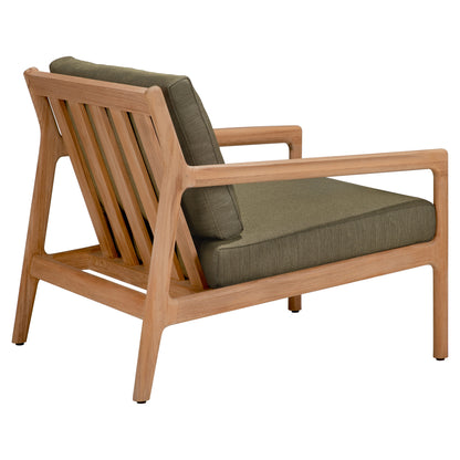 Jack Outdoor Lounge Chair - Teak, Green