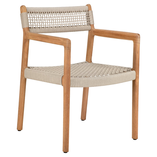 Jack Woven Outdoor Dining Chair With Armrest