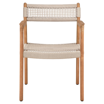 Jack Woven Outdoor Dining Chair With Armrest