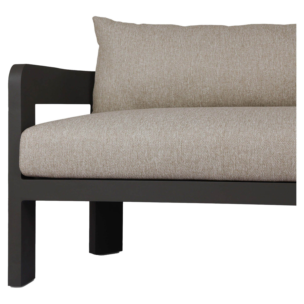 Jackson Outdoor Metal Sofa - Concha Fog