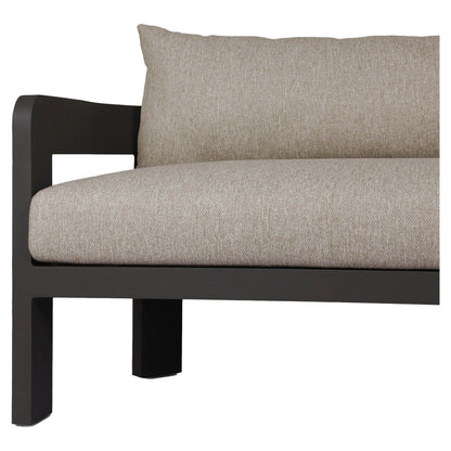 Jackson Outdoor Metal Sofa - Concha Fog