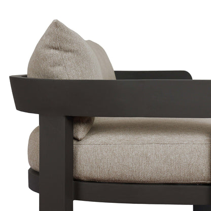 Jackson Outdoor Metal Sofa - Concha Fog