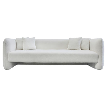 Jacob III Sofa - White Boucle