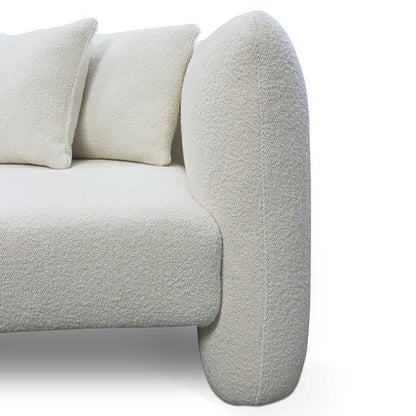 Jacob III Sofa - White Boucle