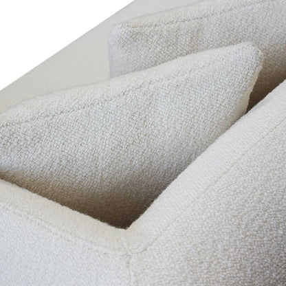 Jacob III Sofa - White Boucle