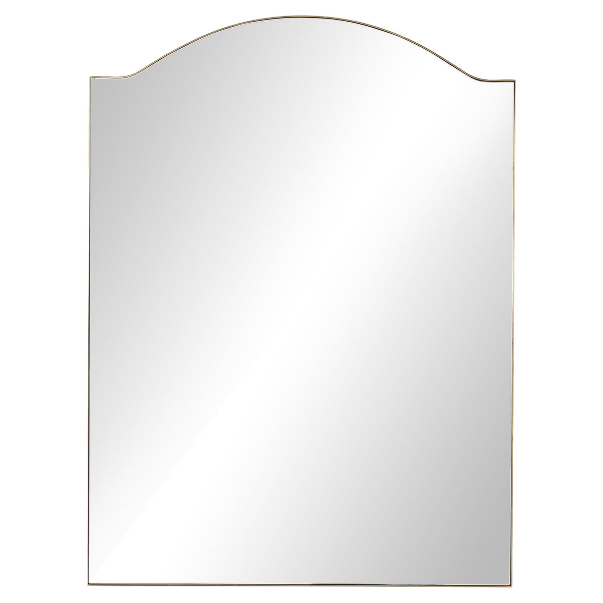 Jacques Floor Mirror - Antique Brass