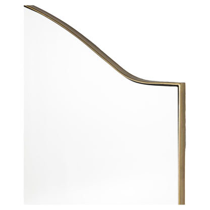 Jacques Floor Mirror - Antique Brass
