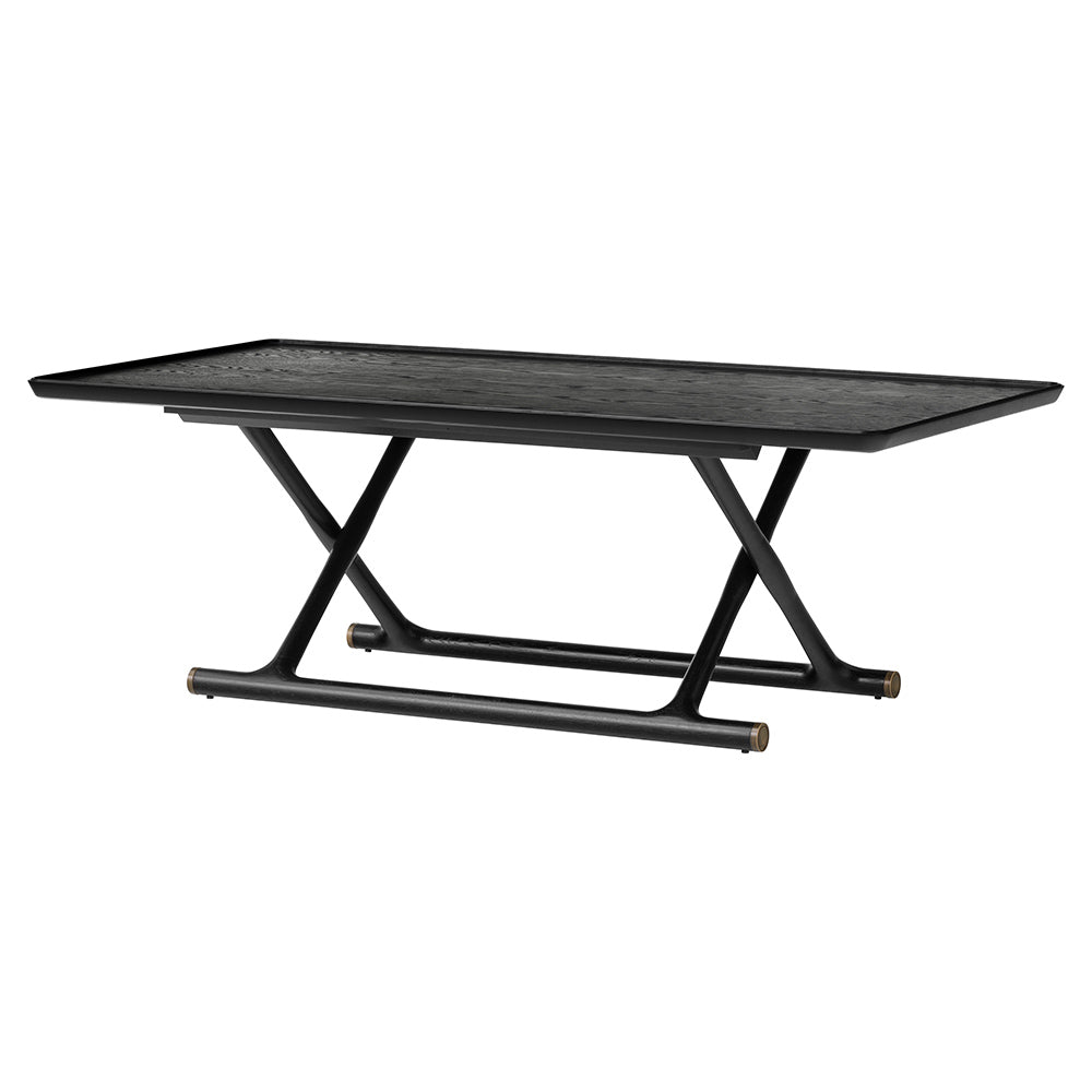 Jager Lounge Table - Black Stained Oak