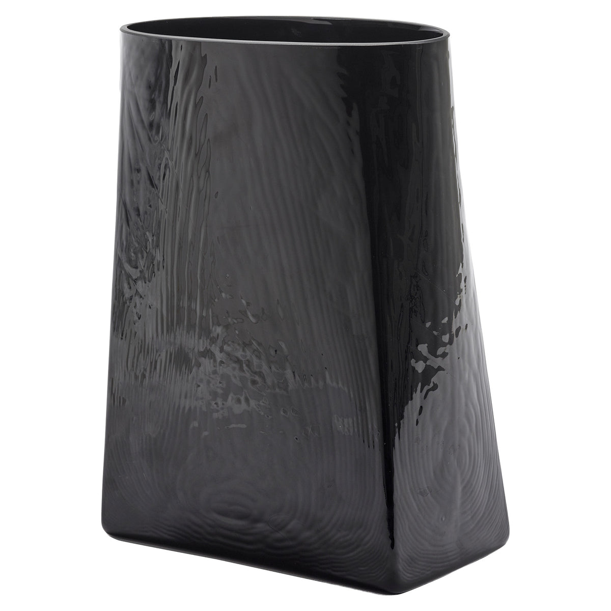 Josephine Vase 03 with Glass Tube - Black