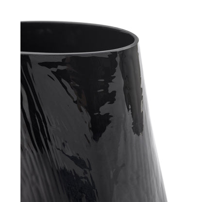 Josephine Vase 03 with Glass Tube - Black