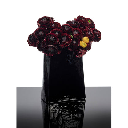 Josephine Vase 03 with Glass Tube - Black