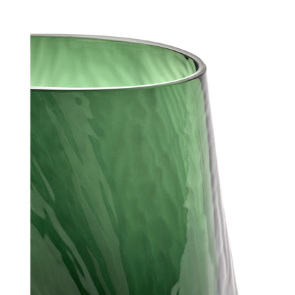 Josephine Vase 03 with Glass Tube - Green