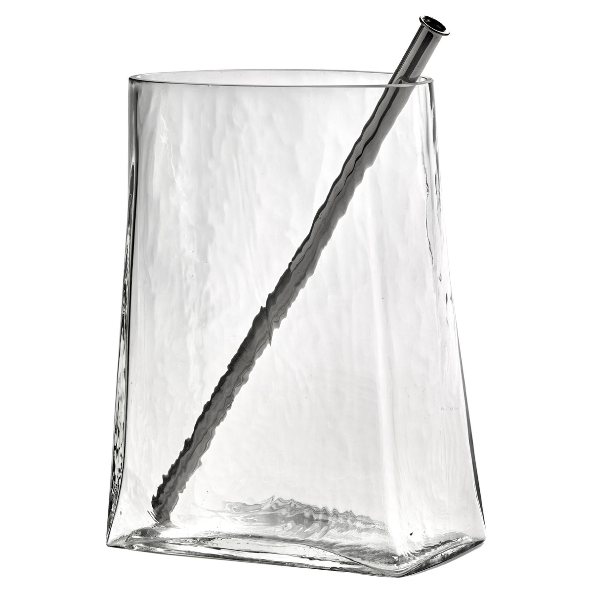 Josephine Vase 03 with Glass Tube - Transparent