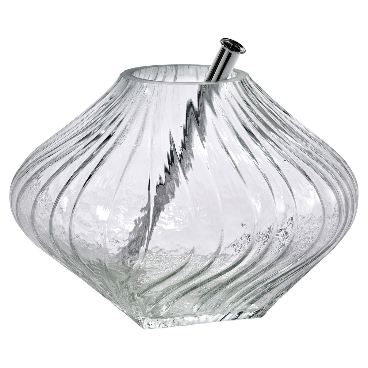 Josephine Vase 04 with Glass Tube - Transparent