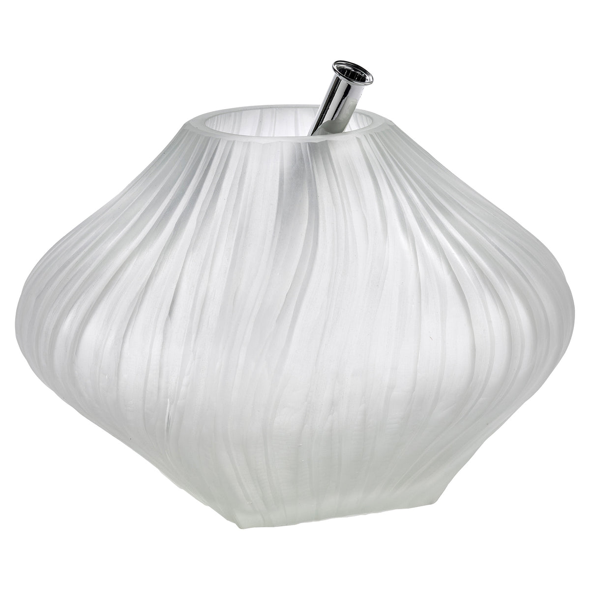 Josephine Vase 04 with Glass Tube - Transparent Matte