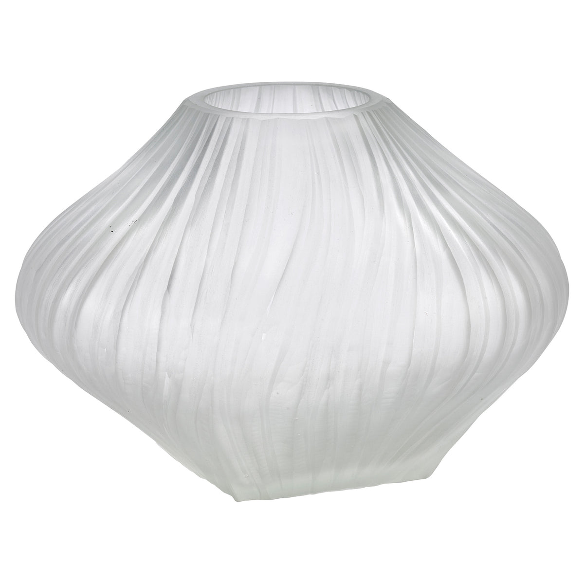 Josephine Vase 04 with Glass Tube - Transparent Matte