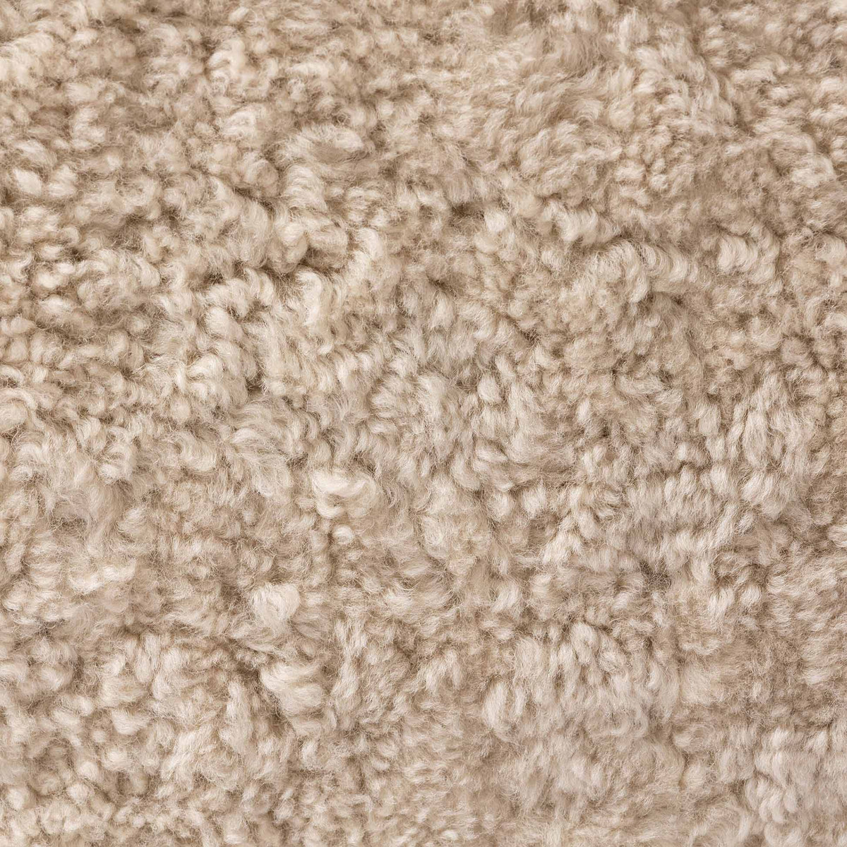 Julius Swivel Chair - Beige Shearling