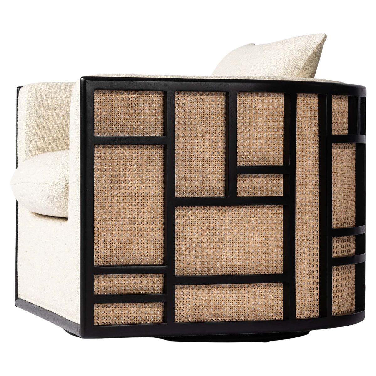 June Swivel Chair - Thames Cream