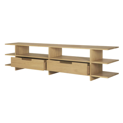 Kabuki TV Media Cabinet - Oak