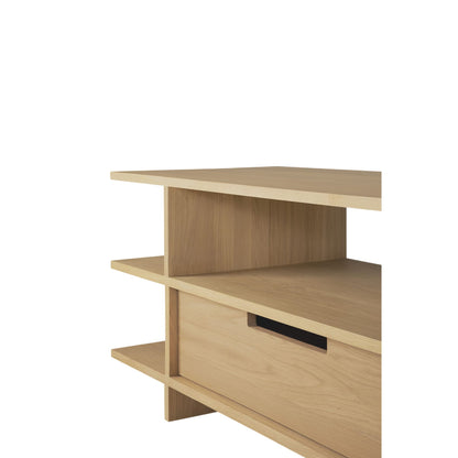 Kabuki TV Media Cabinet - Oak