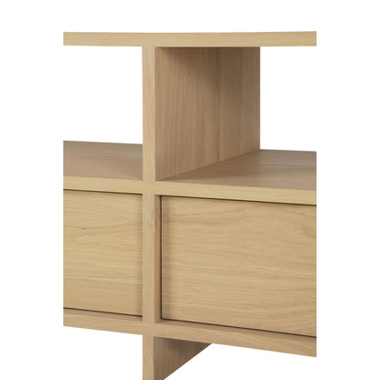 Kabuki TV Media Cabinet - Oak