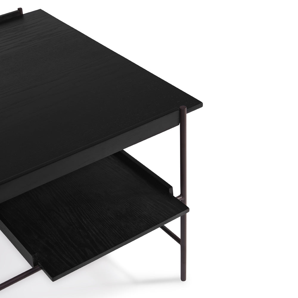 Kanso Coffee Table - Fig Purple Frame