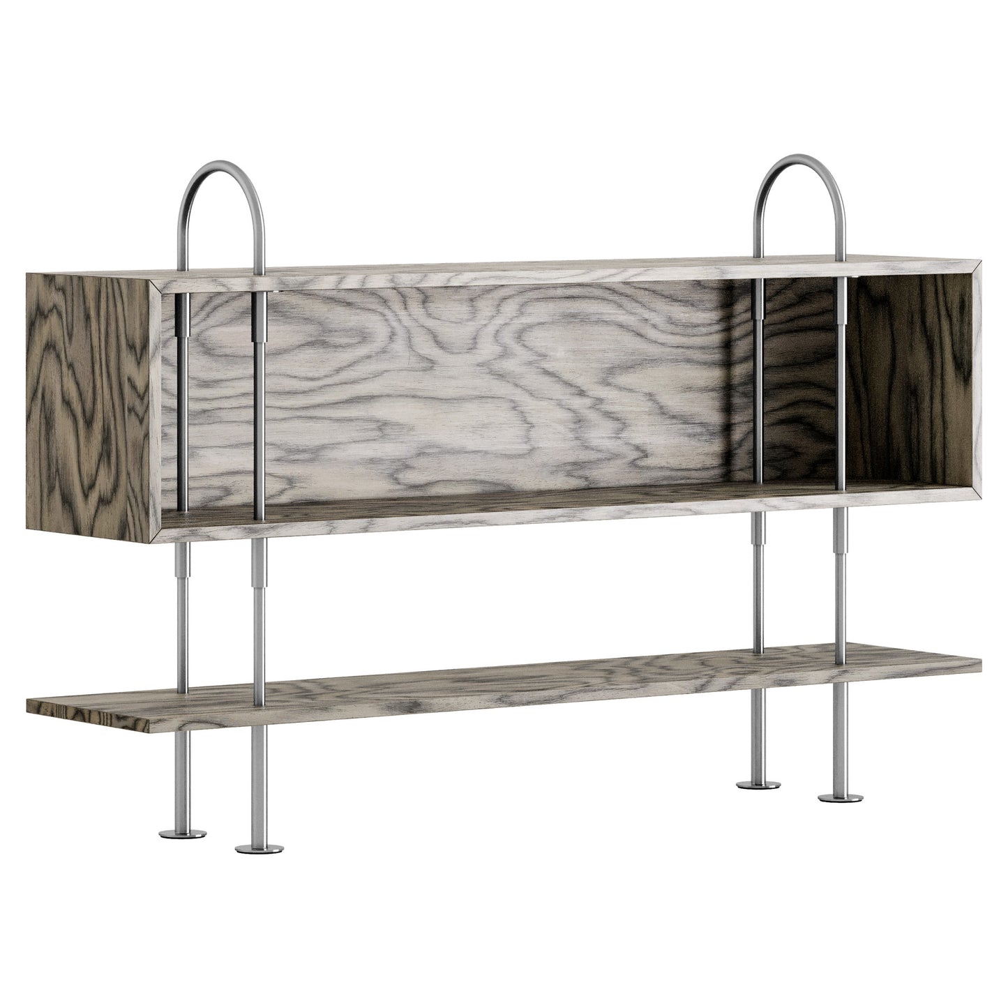 Keen Shelving System 2x1 With Box - 63", ALPI Sottsass Gray