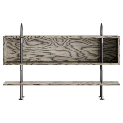 Keen Shelving System 2x1 With Box - 63", ALPI Sottsass Gray