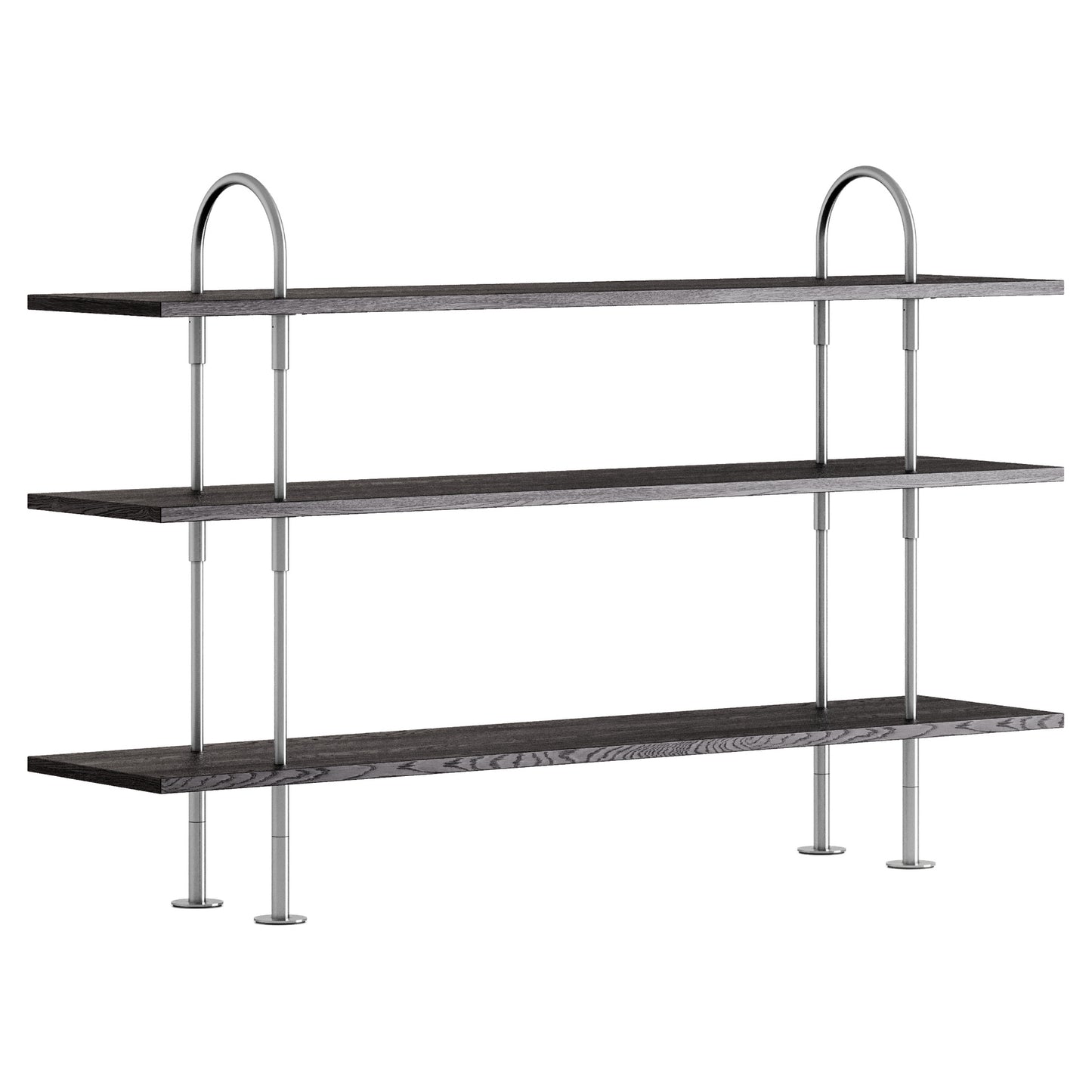 Keen Shelving System 2x3 - 63", Brown Black Ash