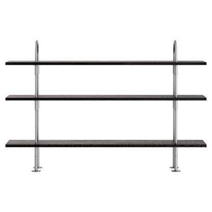 Keen Shelving System 2x3 - 63", Brown Black Ash