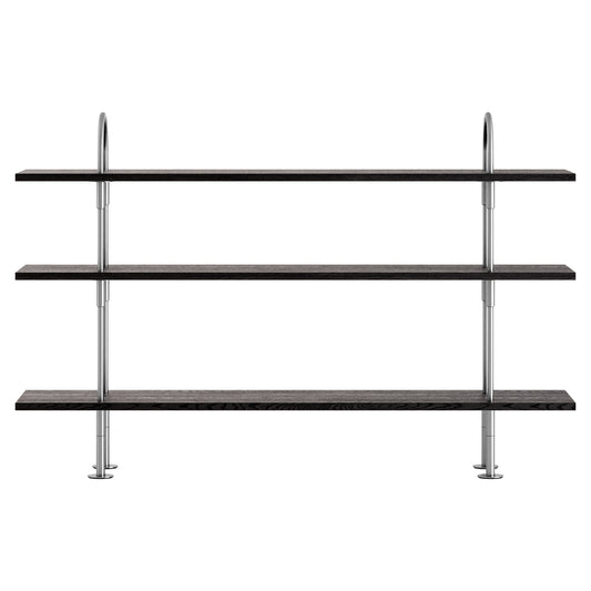 Keen Shelving System 2x3 - 63", Brown Black Ash
