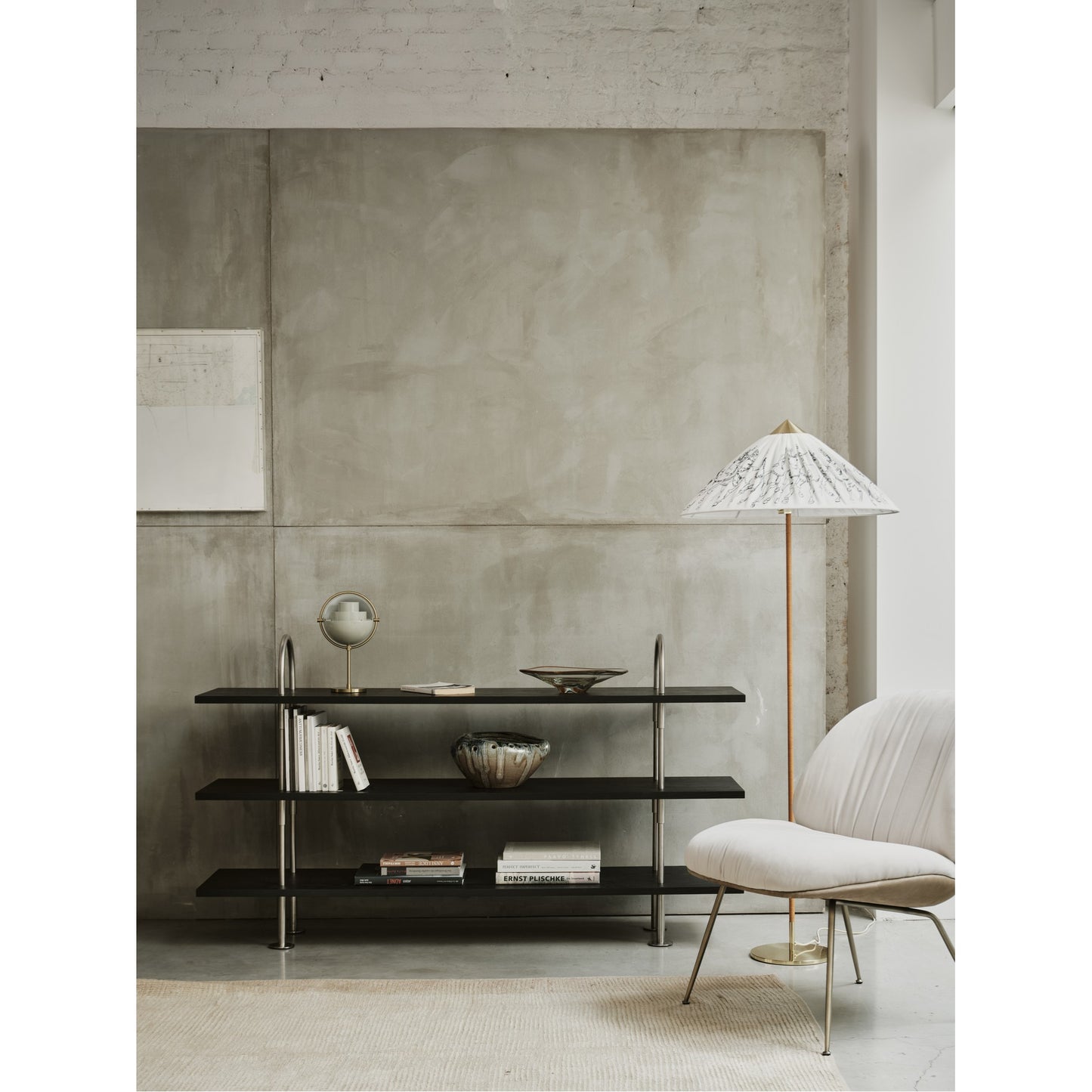 Keen Shelving System 2x3 - 63", Brown Black Ash
