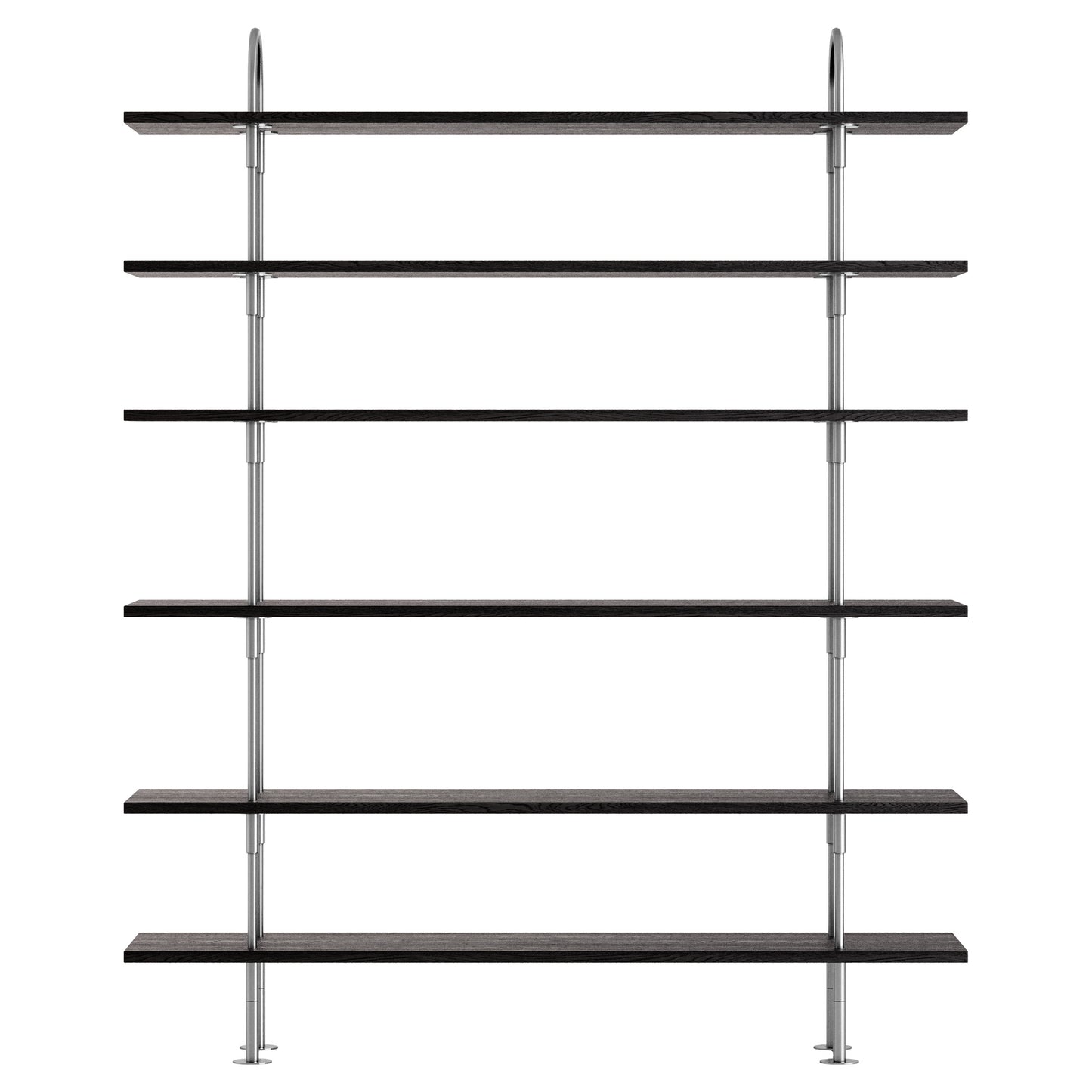 Keen Shelving System 2x6 - 63", Brown Black Ash