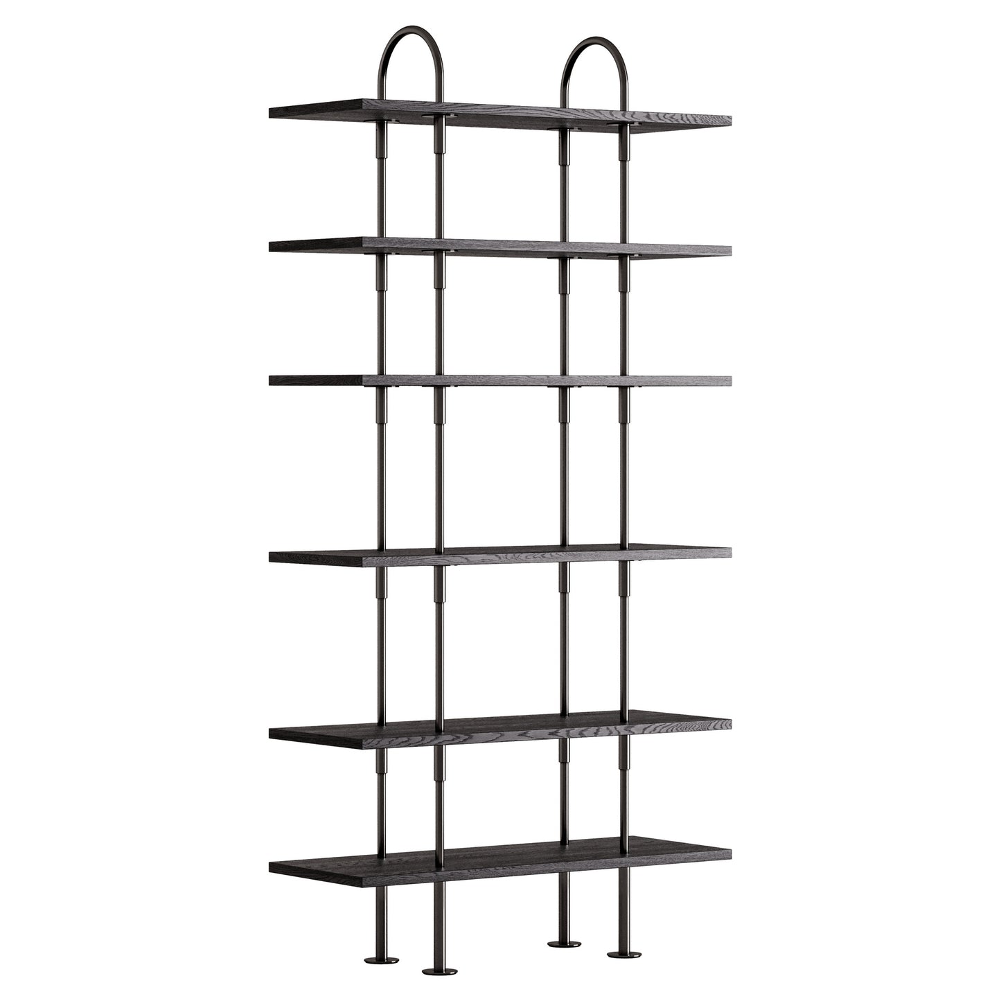 Keen Shelving System 2x6 - 37", Brown Black Ash