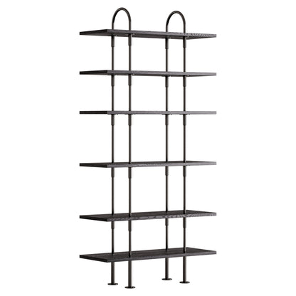 Keen Shelving System 2x6 - 37", Brown Black Ash
