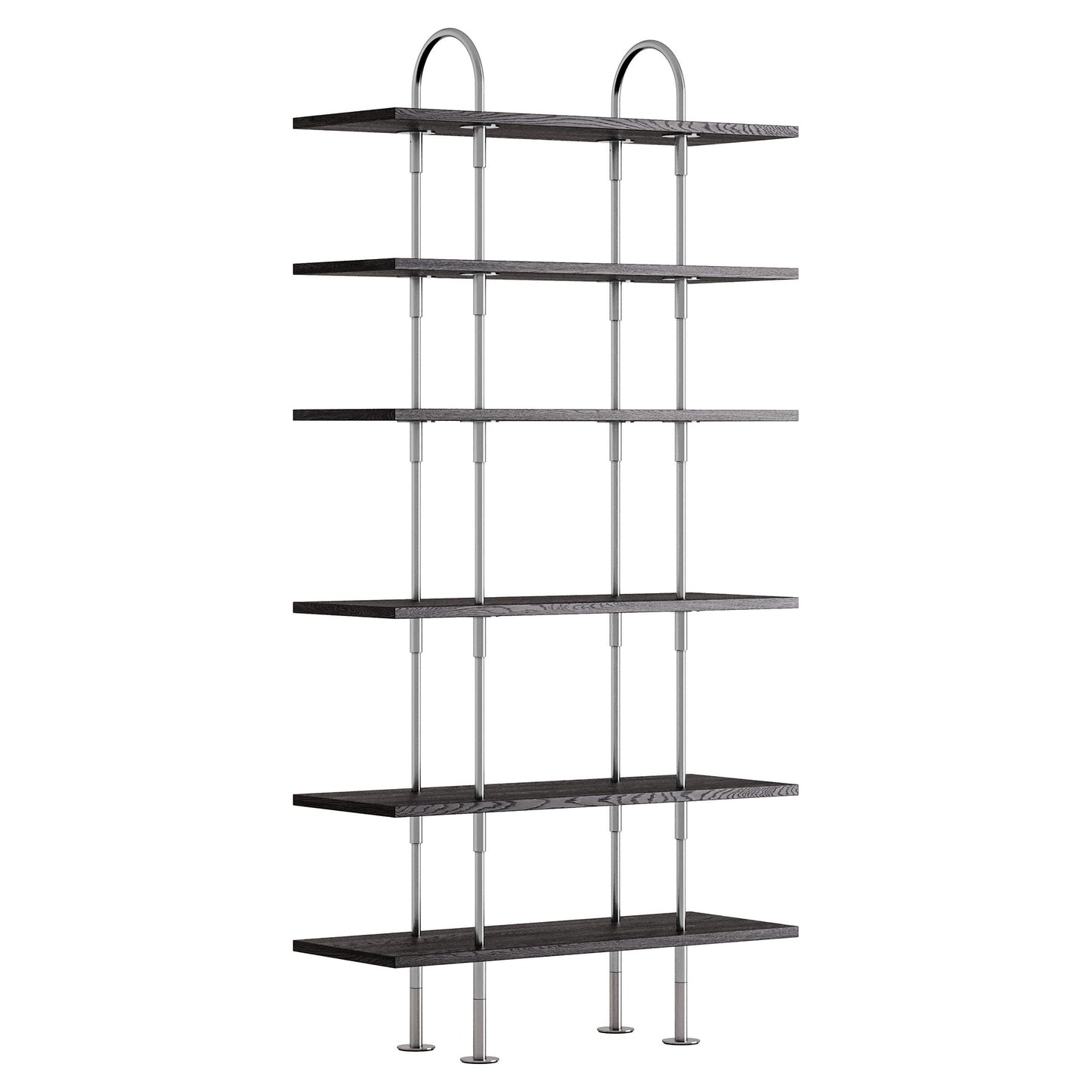Keen Shelving System 2x6 - 37", Brown Black Ash