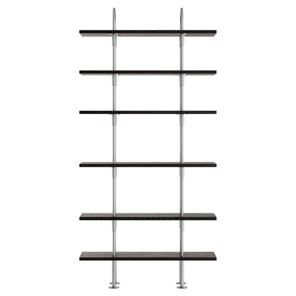 Keen Shelving System 2x6 - 37", Brown Black Ash