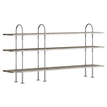 Keen Shelving System 3x3 - 81", ALPI Sottsass Gray