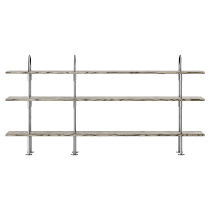 Keen Shelving System 3x3 - 81", ALPI Sottsass Gray