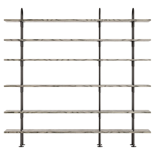 Keen Shelving System 3x6 - 81", ALPI Sottsass Gray