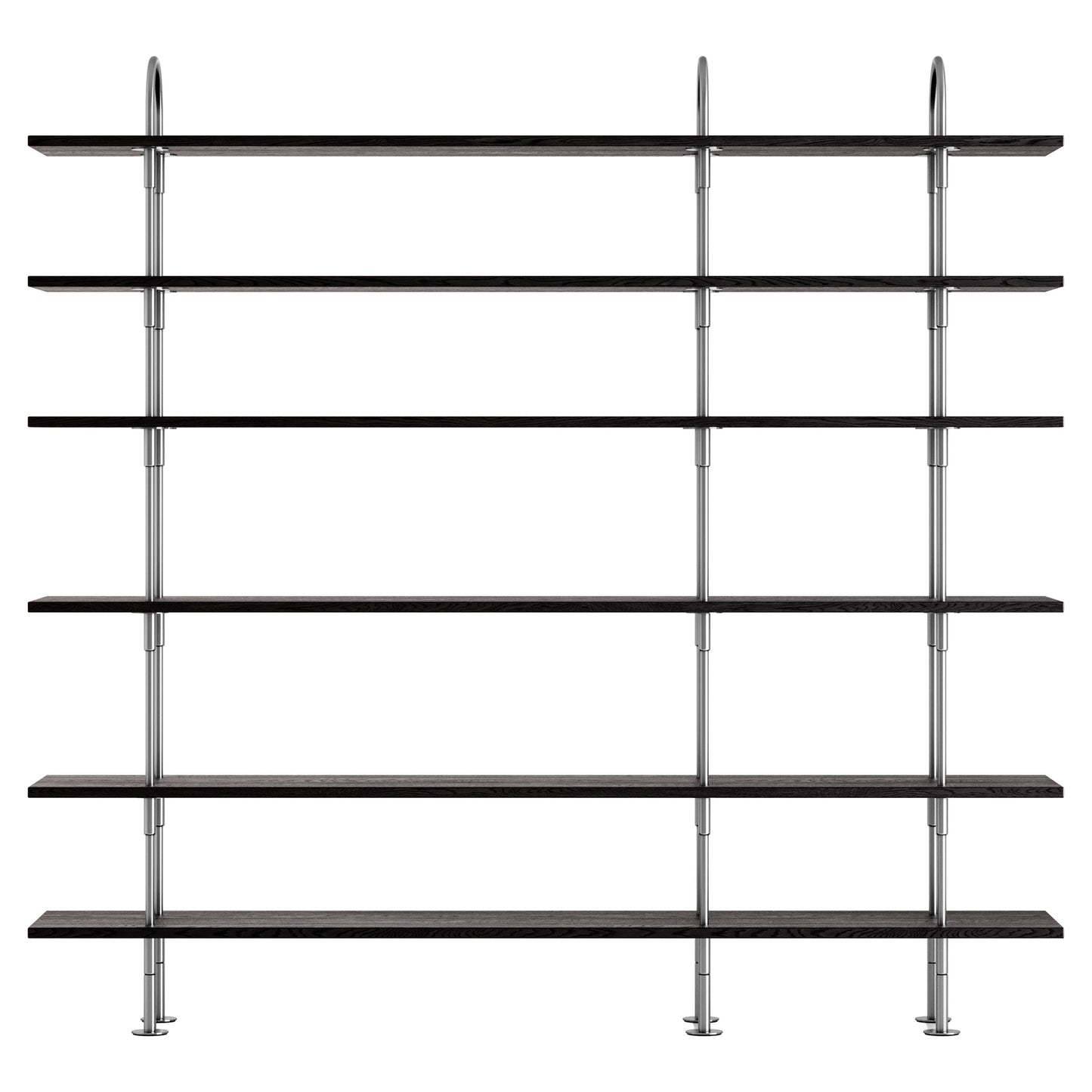 Keen Shelving System 3x6 - 81", Brown Black Ash