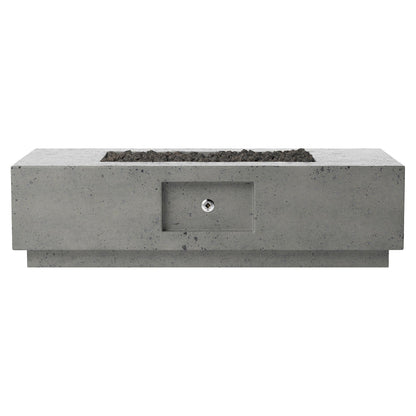 Kenton Outdoor Fire Table - Pewter Concrete