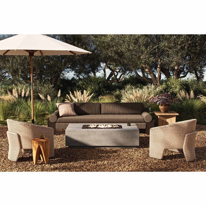 Kenton Outdoor Fire Table - Pewter Concrete