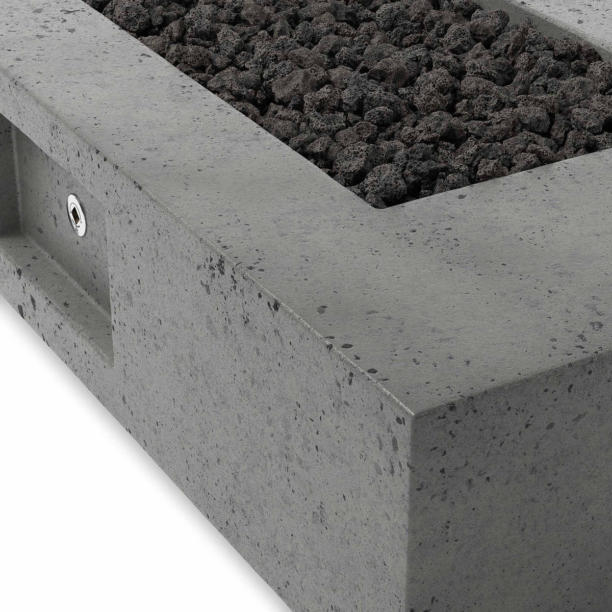 Kenton Outdoor Fire Table - Pewter Concrete