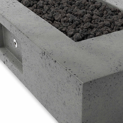 Kenton Outdoor Fire Table - Pewter Concrete