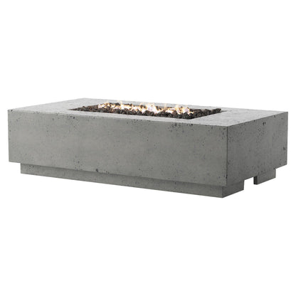 Kenton Outdoor Fire Table - Pewter Concrete