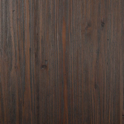 Kerrville Round Dining Table - Burnt Pine Veneer