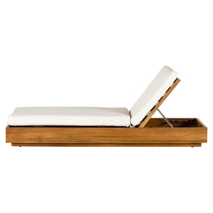 Kinta Outdoor Chaise Lounge - Faye Cream