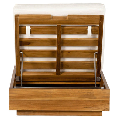 Kinta Outdoor Chaise Lounge - Faye Cream
